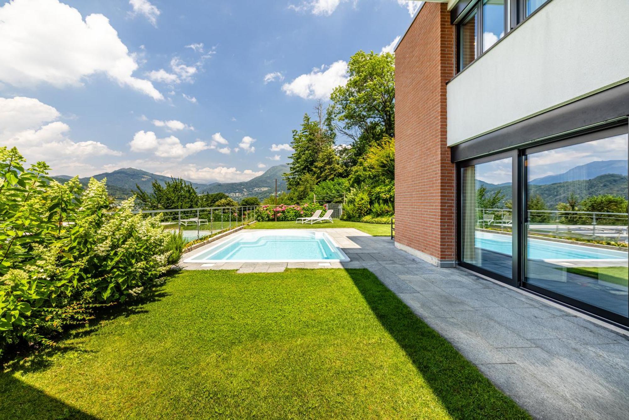 Villa Girandola With Private, Heated Pool Лугано Экстерьер фото