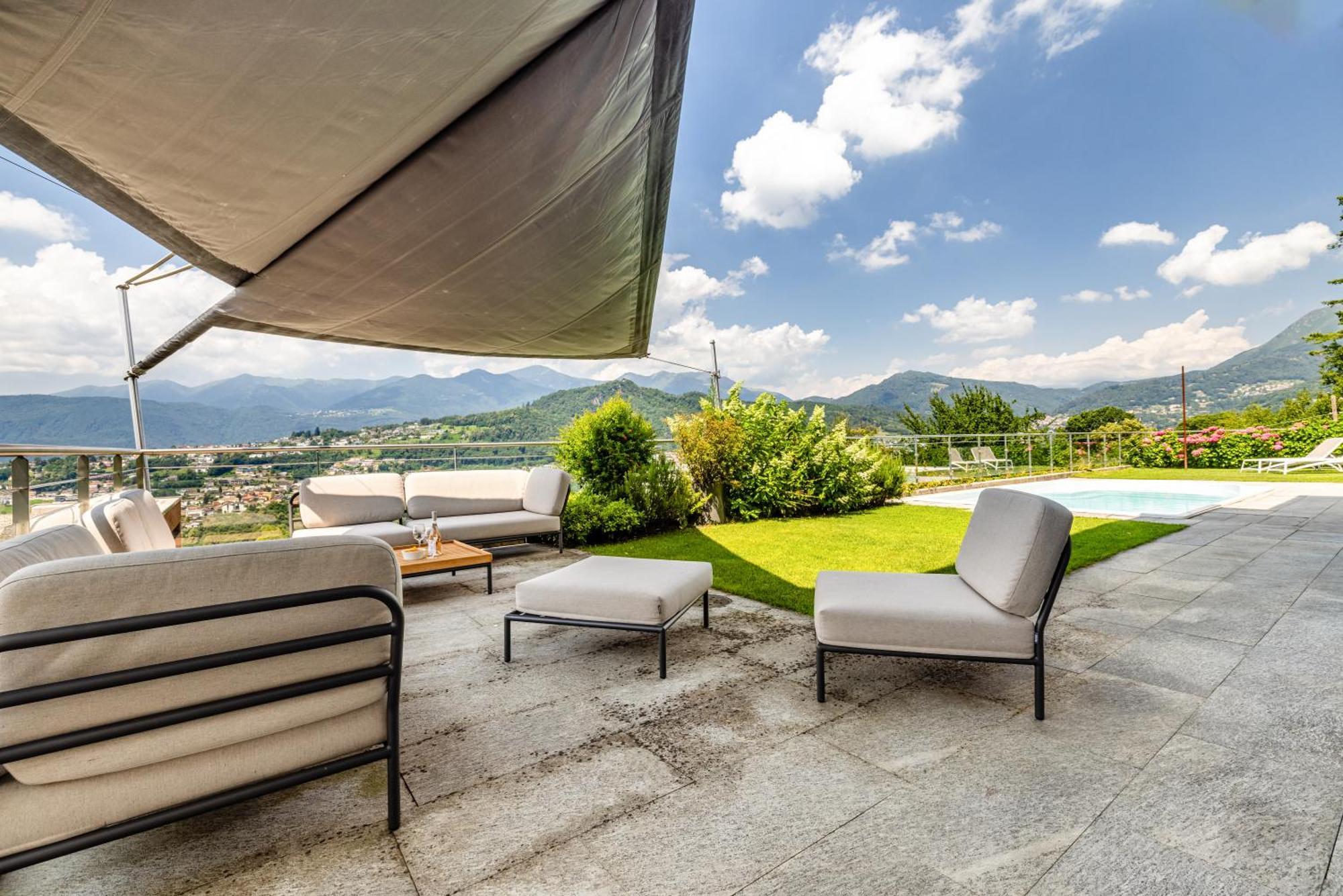 Villa Girandola With Private, Heated Pool Лугано Экстерьер фото